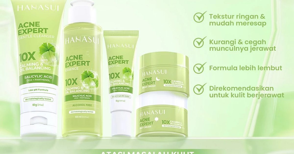 Review Paket Anti Jerawat Hanasui Acne Expert Series: Solusi Jerawat Membandel
