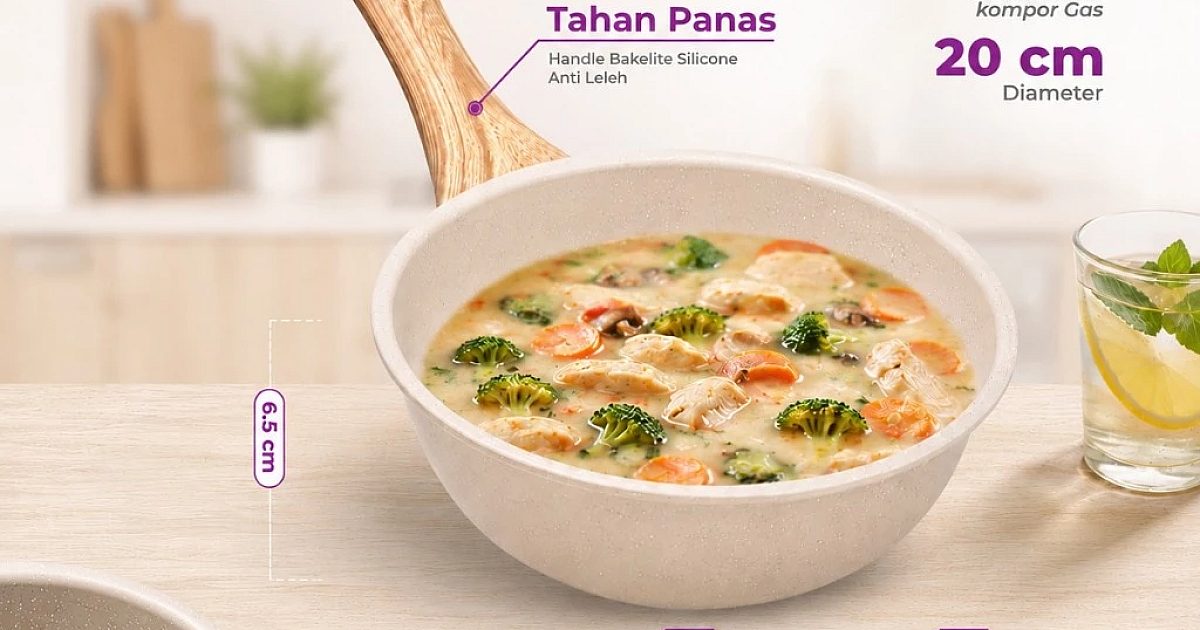 Susah Bikin Omelet Nempel? Coba Panci Anti Lengket Favorit Ibu!